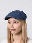 Кепка STETSON арт. 6173109 IVY CAP LINEN SUSTAINABLE (синий)
